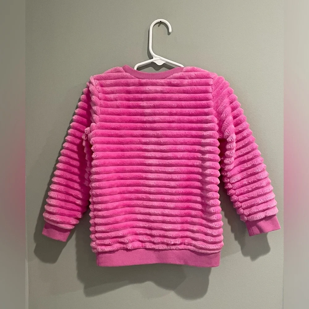 JUICY COUTURE Soft Puffy Stripe Pattern‎ Sweatshirt-Size 4T